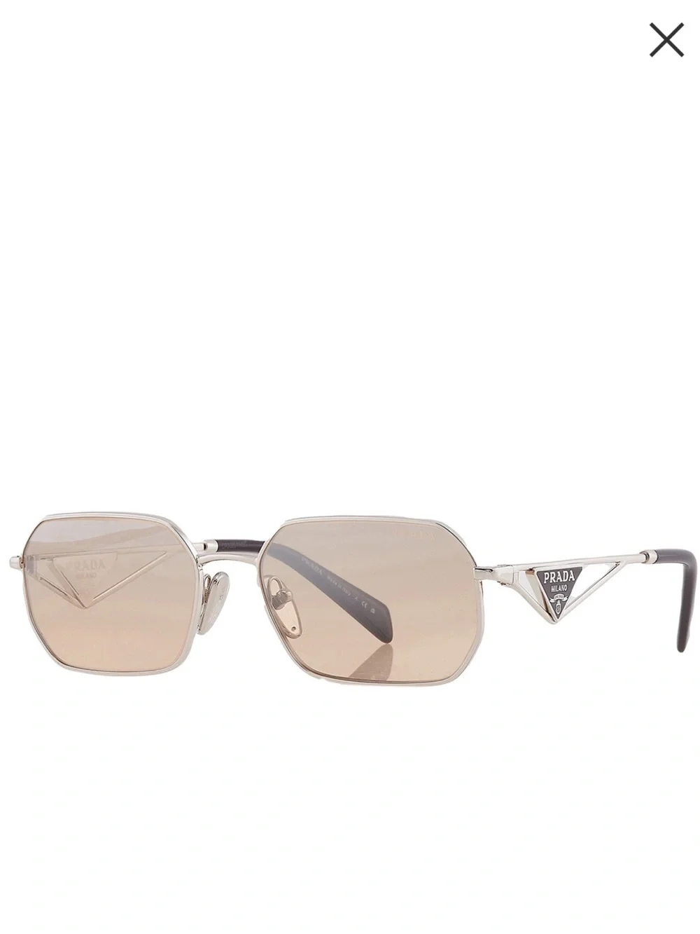 Prada - PRA51S Brown Mirror Silver Gradient